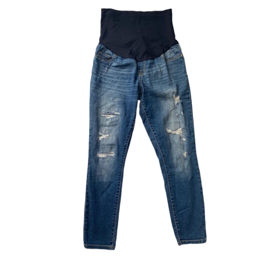 Liz lange maternity ankle skinny jeans
